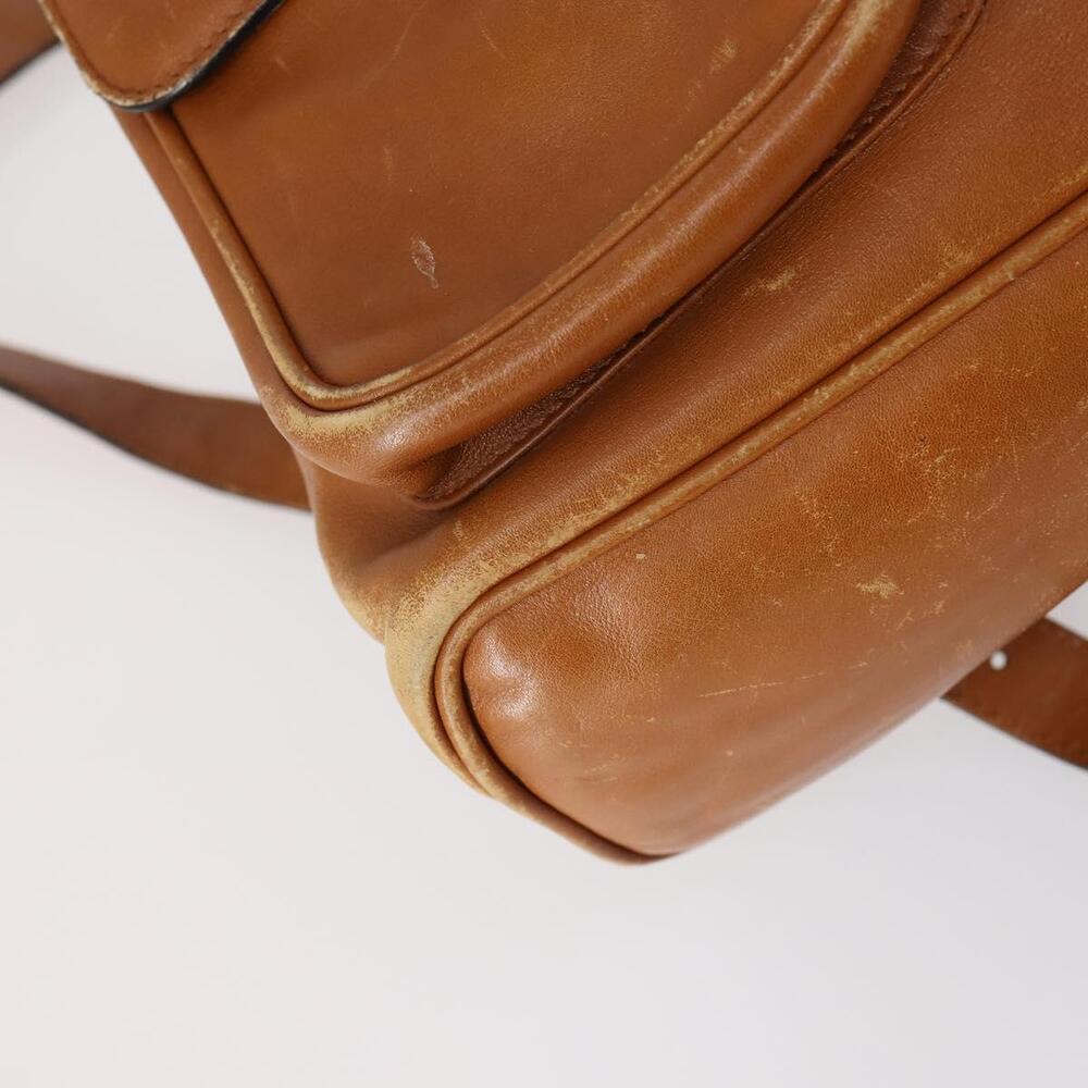 GUCCI Bamboo Backpack Leather Brown Gold 003 1998 0016 Auth 153308 - Picture 16 of 16
